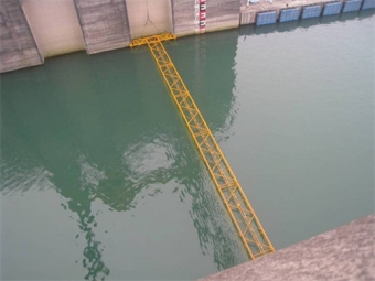 大禹電子船閘上游和下游測(cè)量 經(jīng)過(guò)船舶吃水深度測(cè)量方案